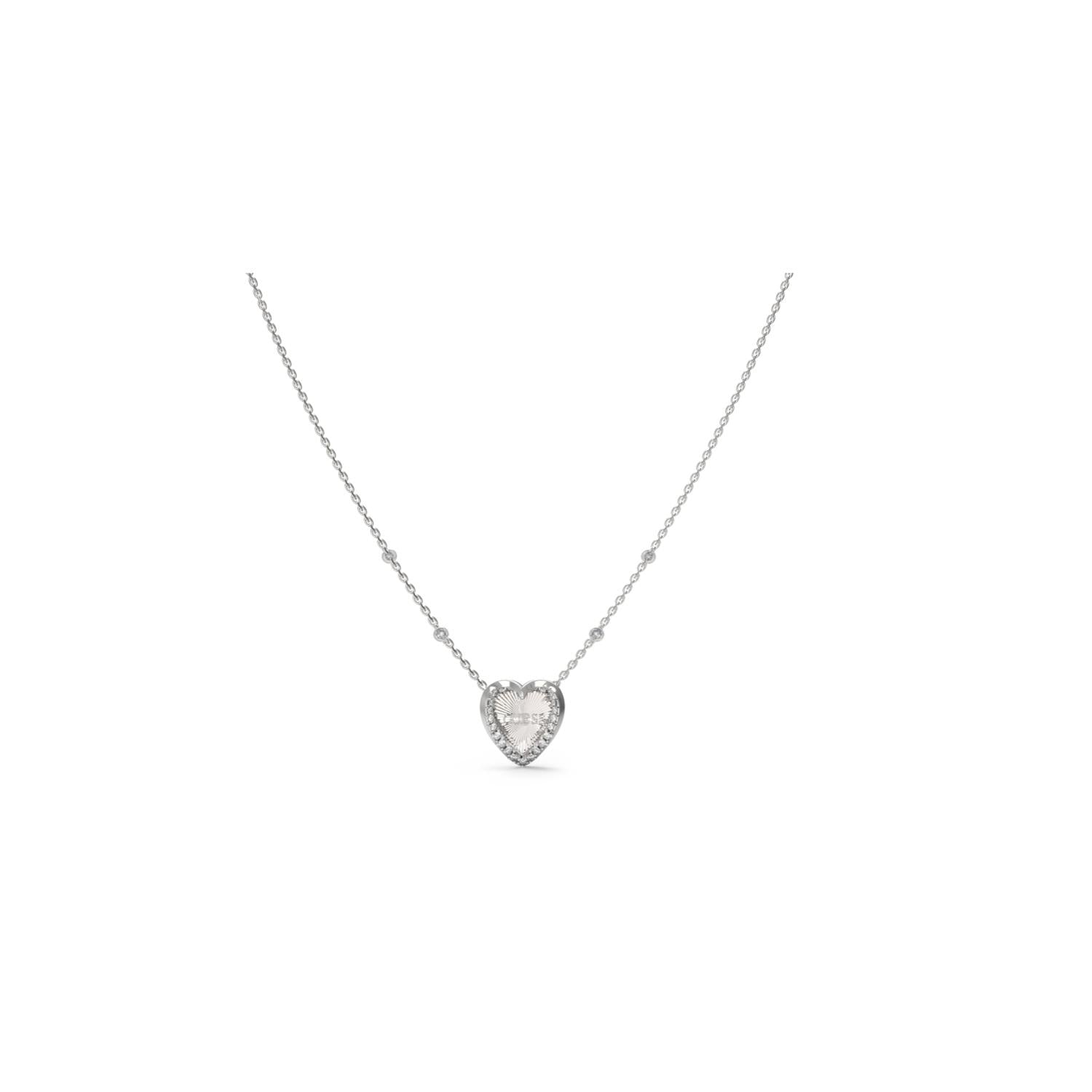 Collar Guess Plateado Mujer JUBN04606JWRHT-U