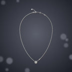 Collar Spinning Bloom Mujer Guess Plateado