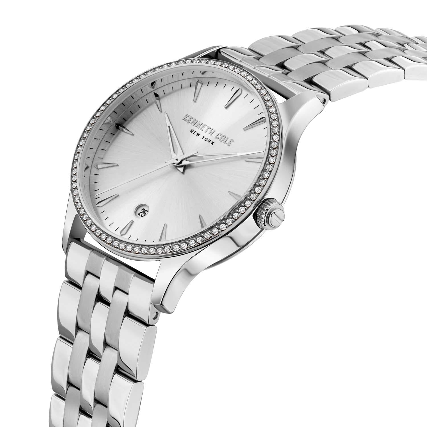 Reloj Kenneth Cole KCWLH2126001 Plateado Mujer