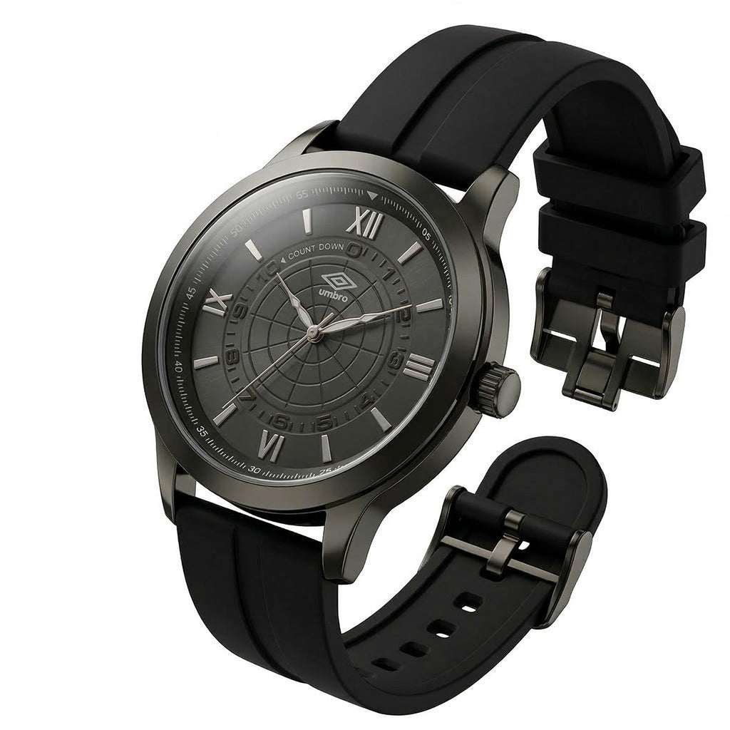 Reloj Análogo Hombre Umbro Plus Negro UMBP-1500-149