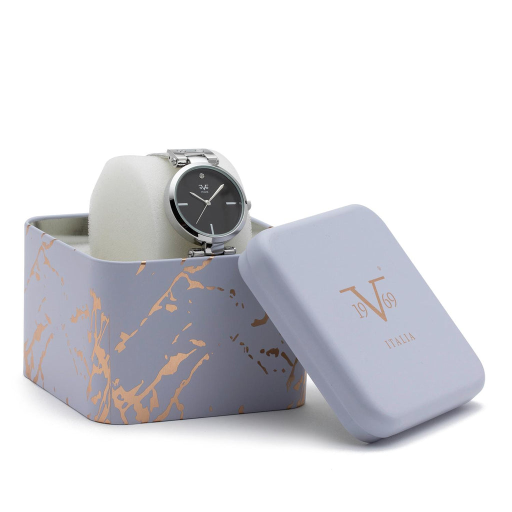 Reloj 19v69 Italia V1969-257-3 Plateado Mujer