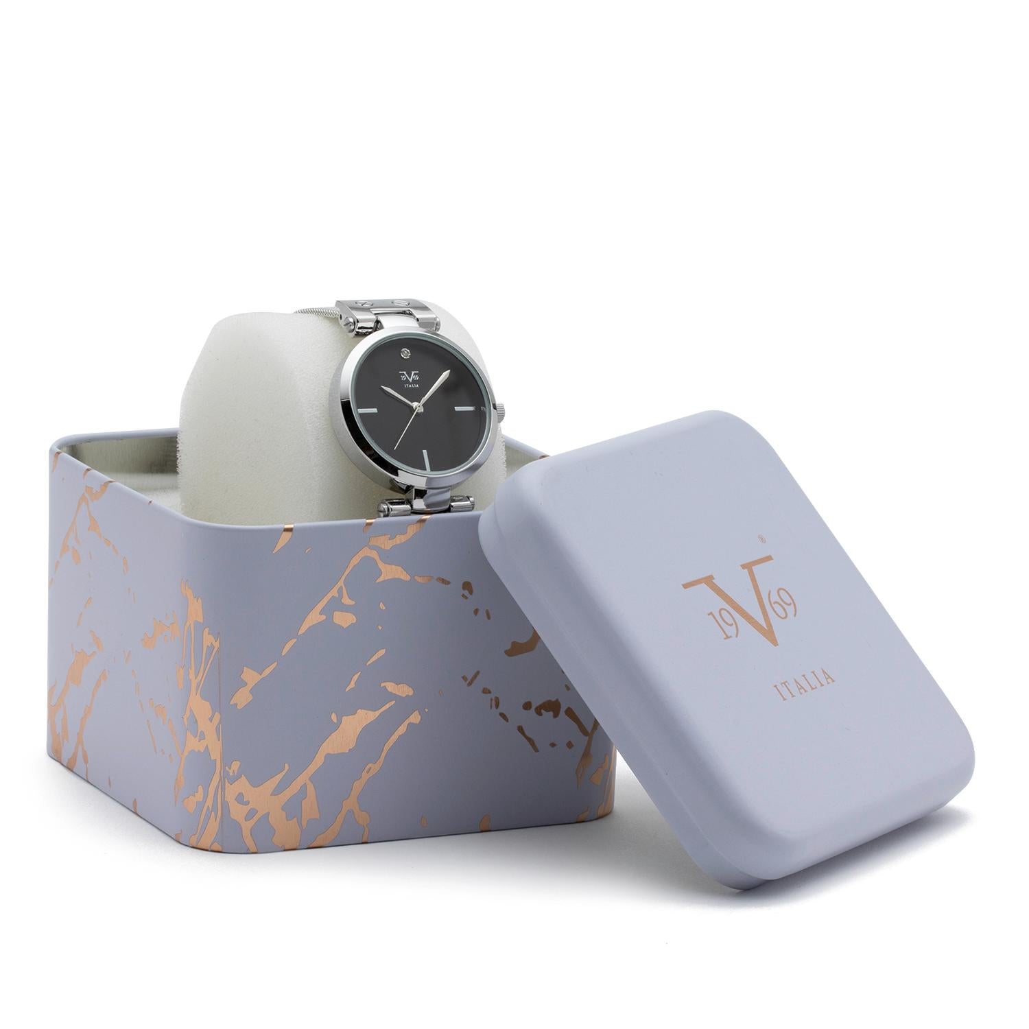 Reloj 19v69 Italia V1969-257-3 Plateado Mujer