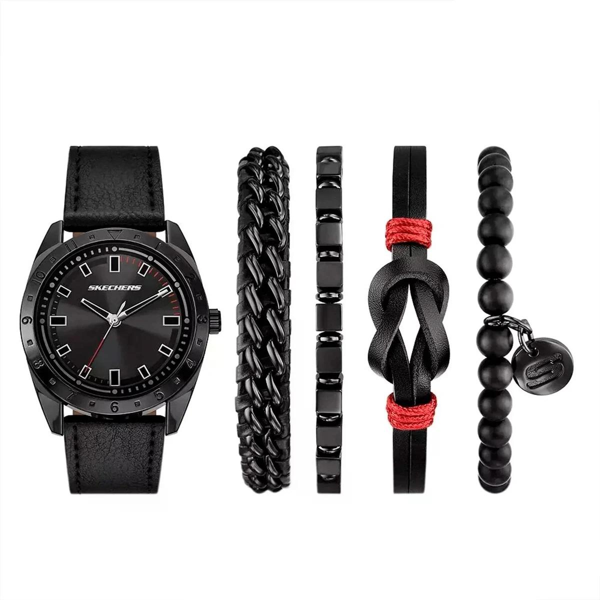 Set Hombre Skechers Negro SR9139