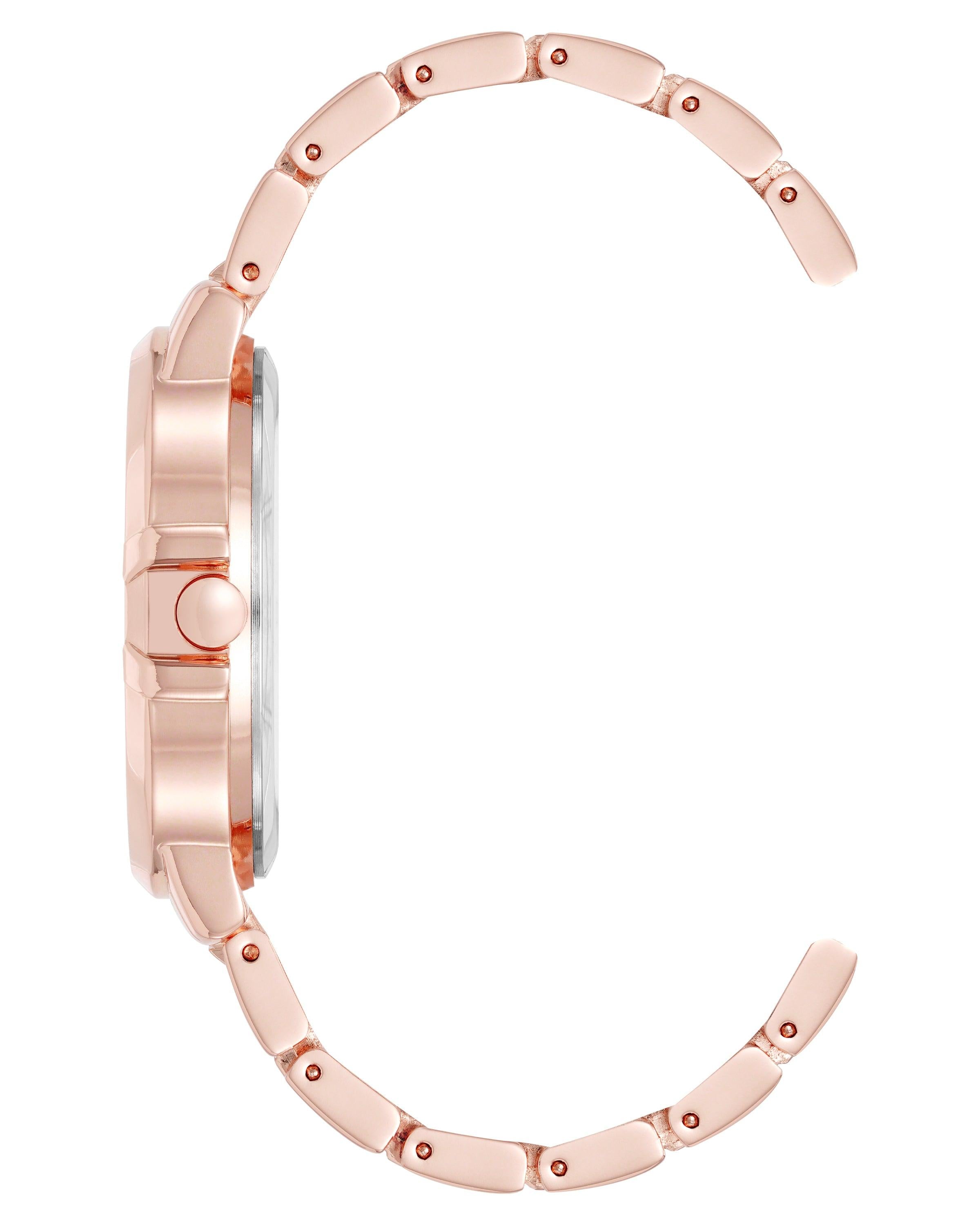 Reloj Análogo Mujer Nine West Oro Rosa NW-3334SVRG