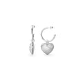 Aros Guess Plateados JUBE04495JWRHT-U
