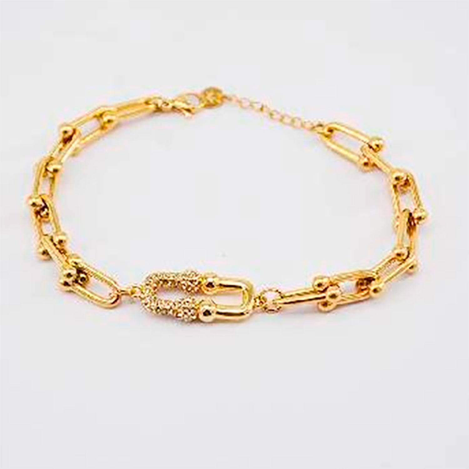 Pulsera  19v69 Dorado Mujer STB031