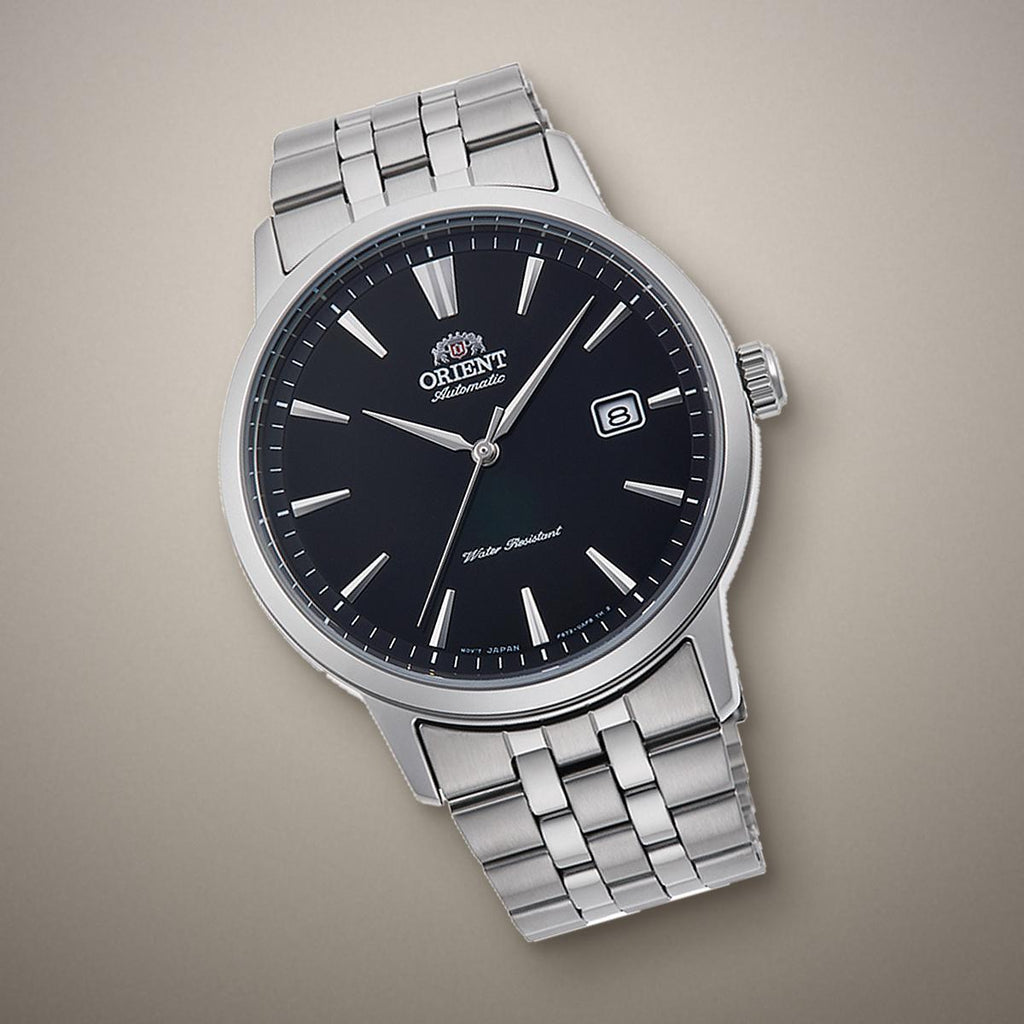 Reloj Análogo Hombre Orient Plateado RA-AC0F01B