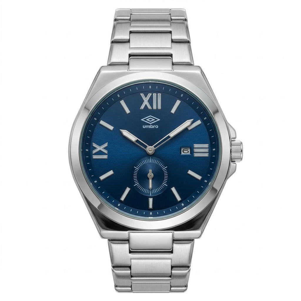 Reloj Análogo Hombre Umbro Plus Plateado UMBP-1500-211