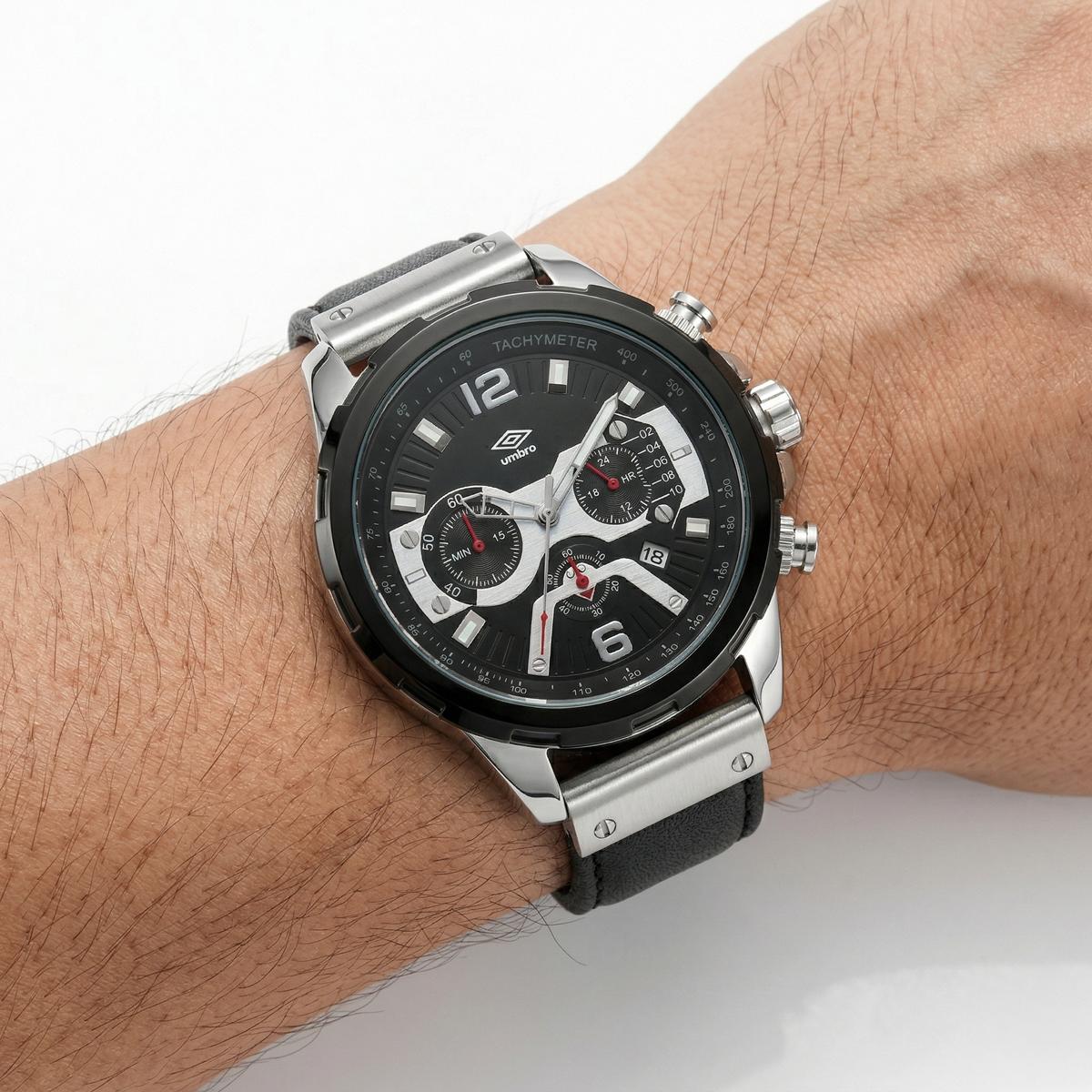 Reloj Análogo Hombre Umbro Plus Negro UMBP-1500-191