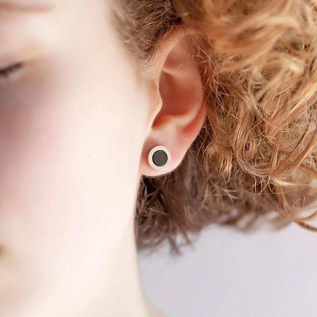 Aros Jason Hyde Negro Mujer