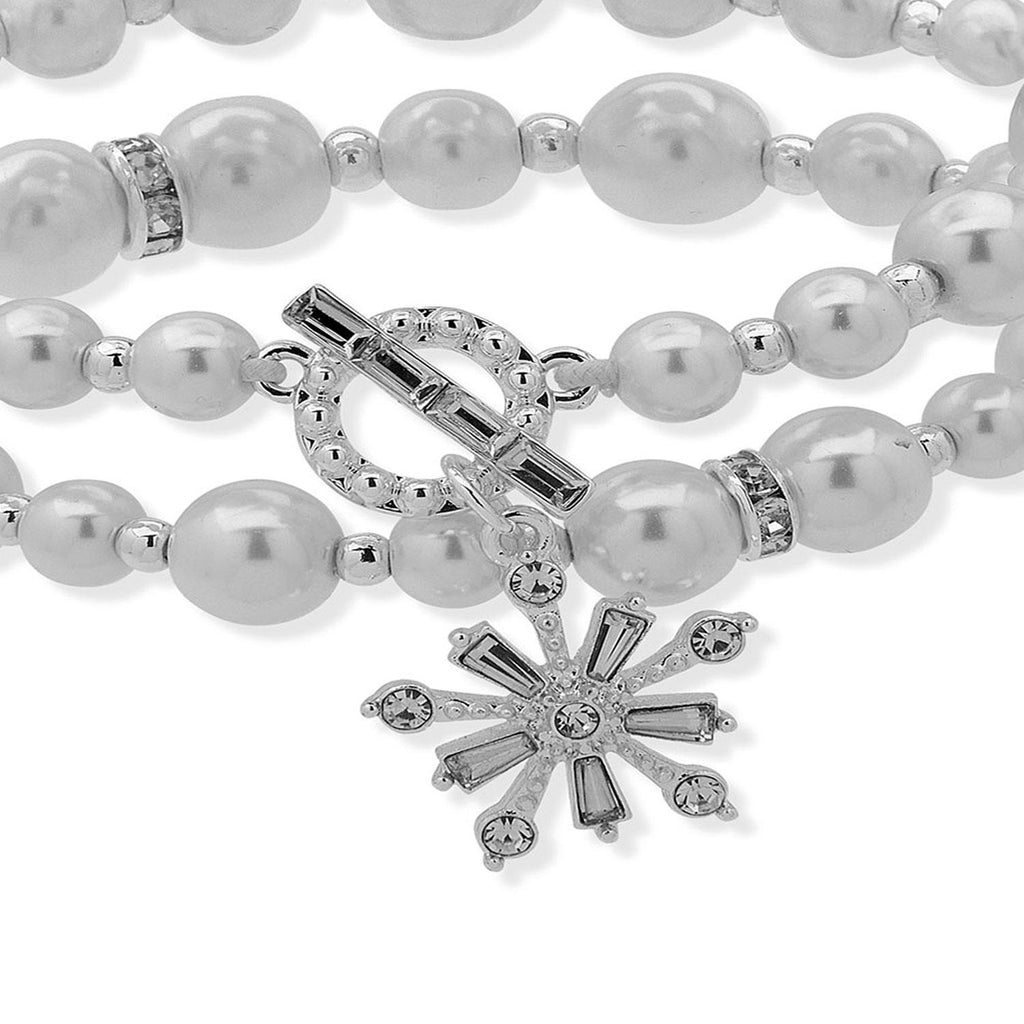 Pulsera Anne Klein Plateado Mujer 01B00535