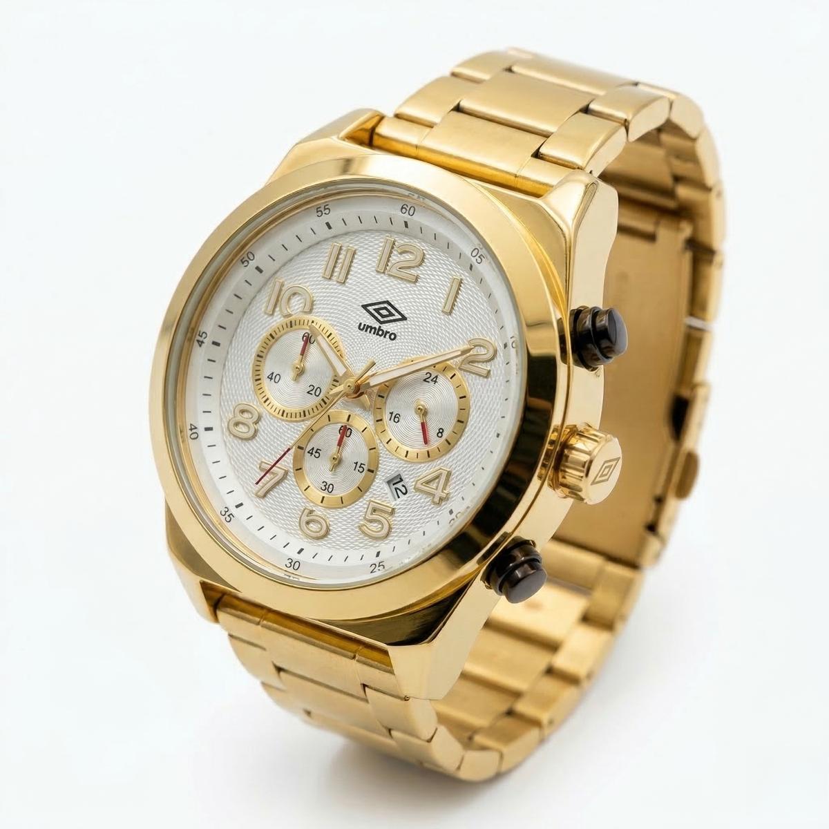 Reloj Análogo Hombre Umbro Plus Dorado UMBP-1500-126