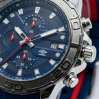 Reloj Análogo Hombre Umbro Plus Azul/Rojo UMBP-1500-106