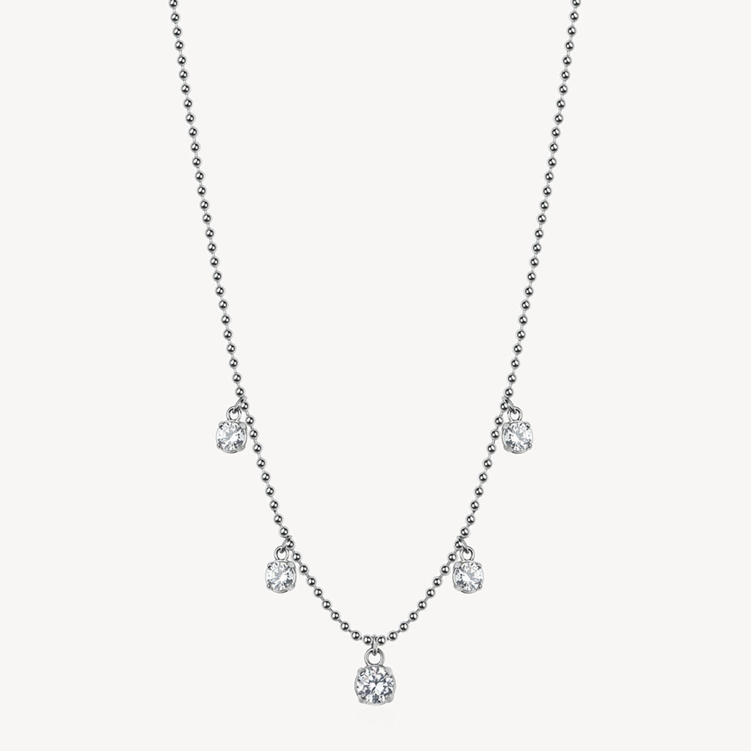 Collar Brosway BEIN012 Plateado Mujer