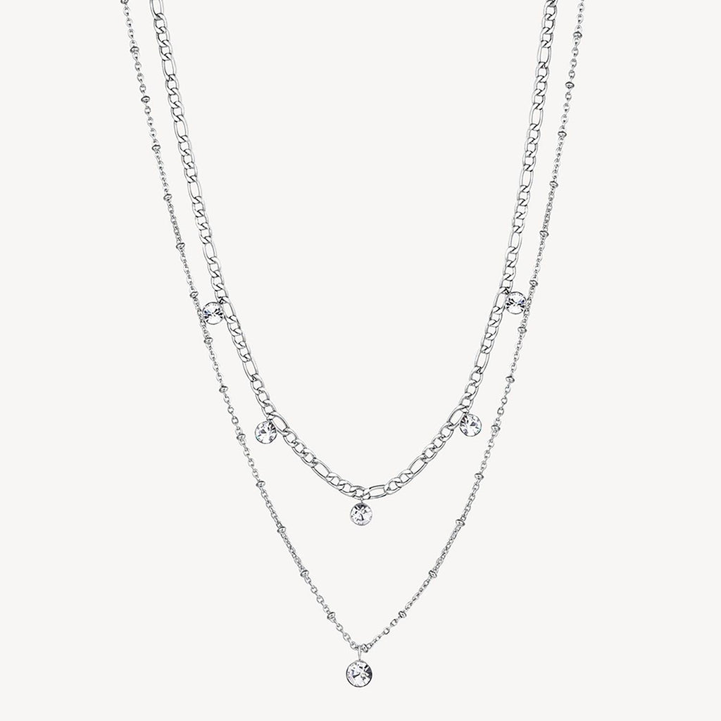 Collar Doble Brosway BYM81 Plateado Mujer