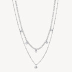 Collar Doble Brosway BYM81 Plateado Mujer