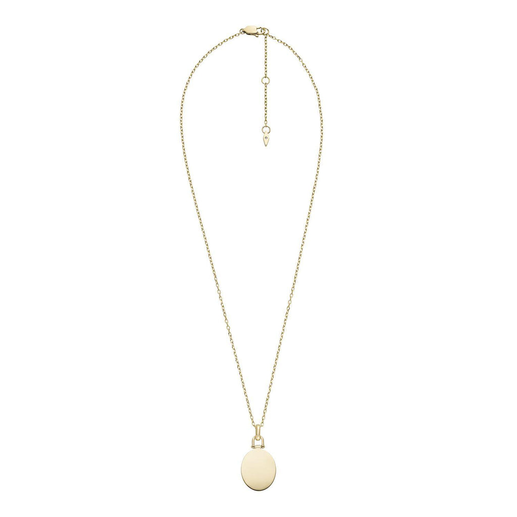Collar Fossil Dorado Mujer