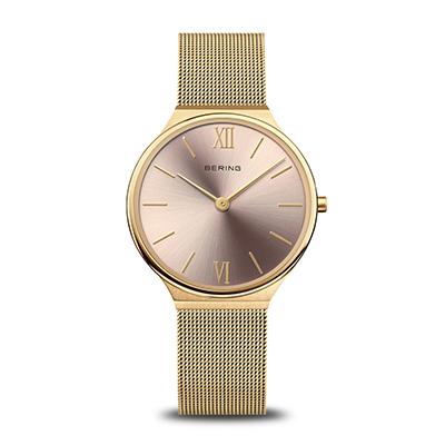Reloj Análogo Bering Dorado Mujer 18434-336