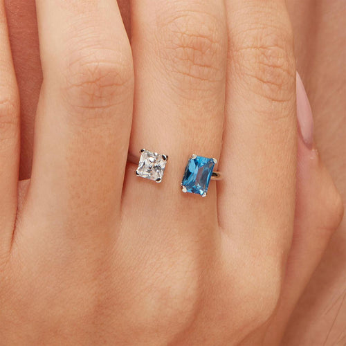 Anillo Brosway FFB09B Azul Mujer