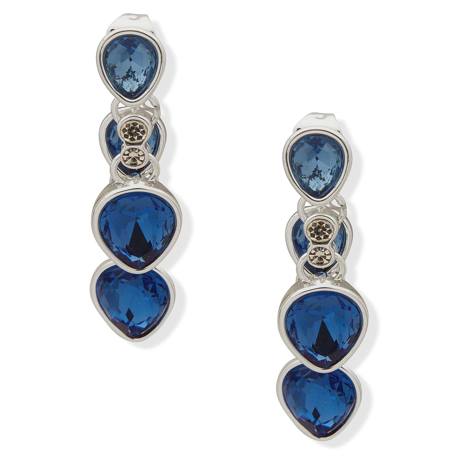 Aros Colgantes Anne Klein Azul Mujer 01G00780