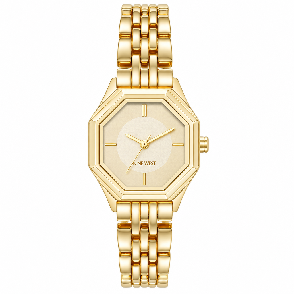 Reloj Análogo Mujer Nine West Dorado NW-3352CHGB