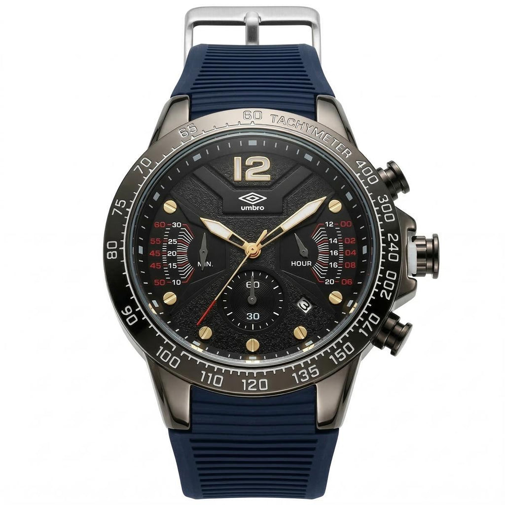 Reloj Análogo Hombre Umbro Plus Negro UMBP-1500-94