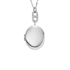 Collar Fossil JF04427040 Plateado