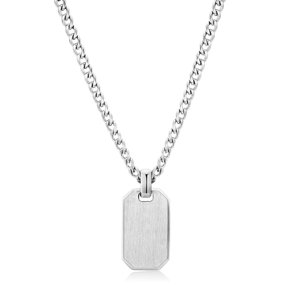 Collar Brosway Plateado Hombre BIK01