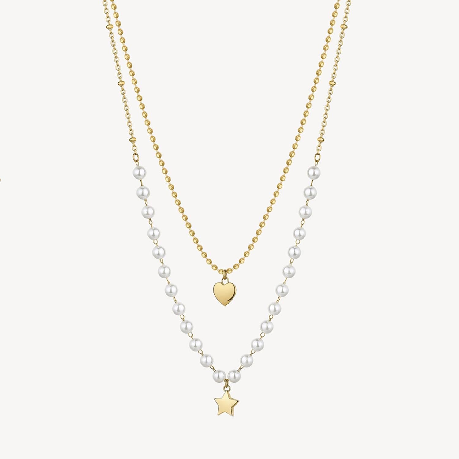 Collar Doble Brosway BAH82 Dorado Mujer