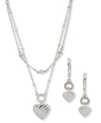 Gift Set Joyas Anne Klein Plateado 01S00260