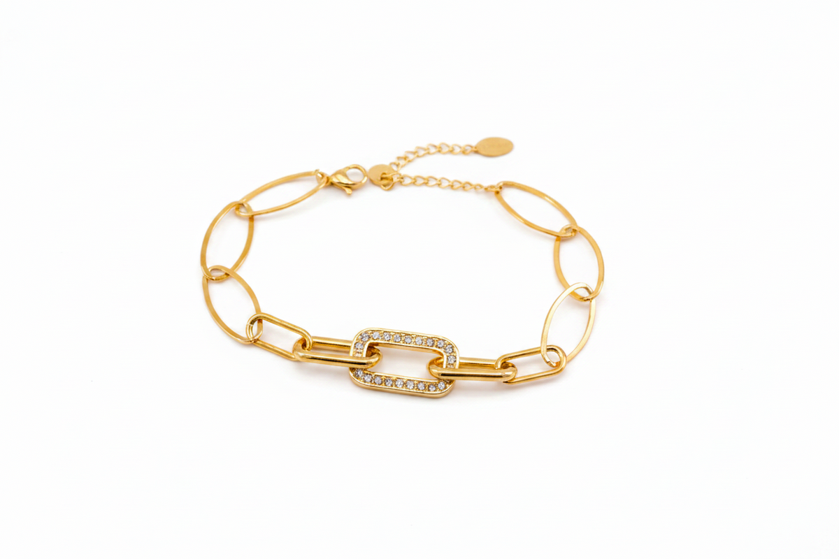Pulsera  19v69 Dorado Mujer STB034