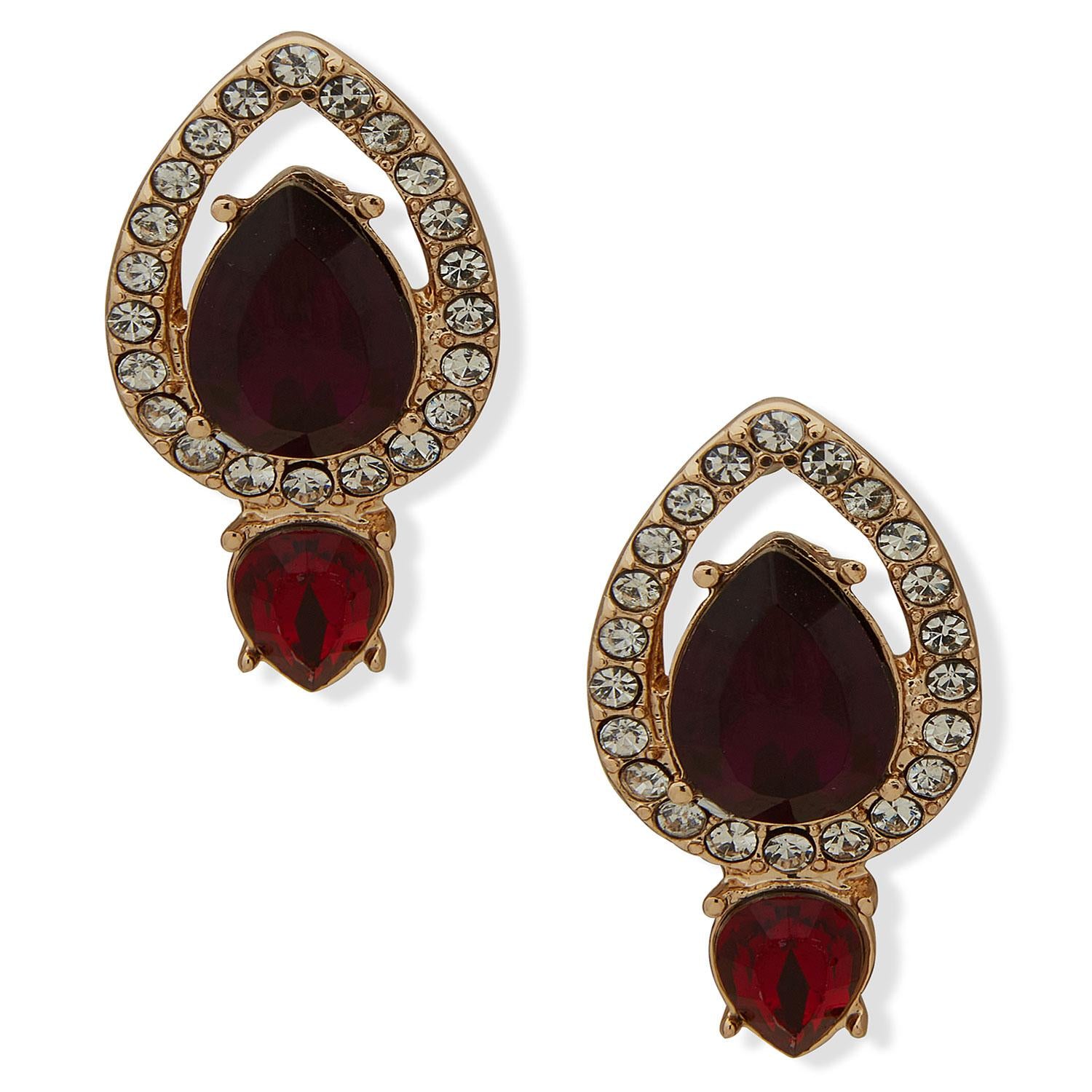 Aros Anne Klein Rojo Mujer 01G00724