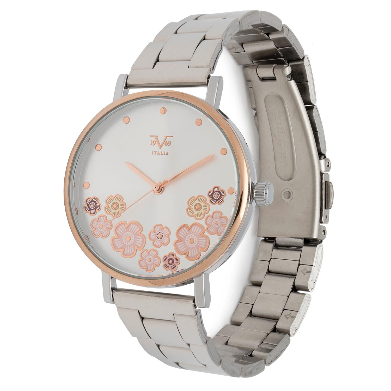 Reloj 19v69 Italia V1969-267-4 Plateado Mujer