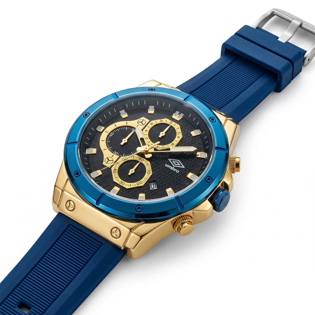 Reloj Análogo Hombre Umbro Plus Azul UMBP-1500-163
