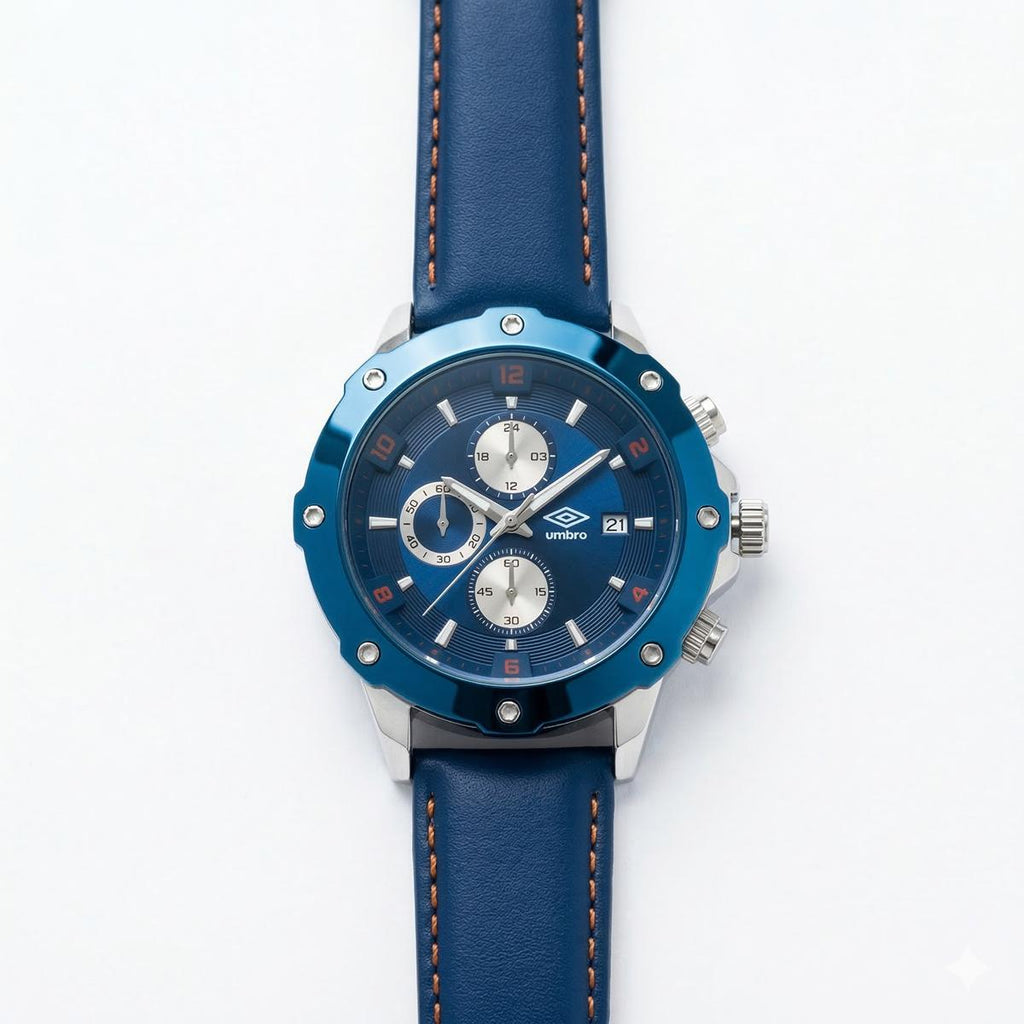 Reloj Análogo Hombre Umbro Plus Azul UMBP-1500-61
