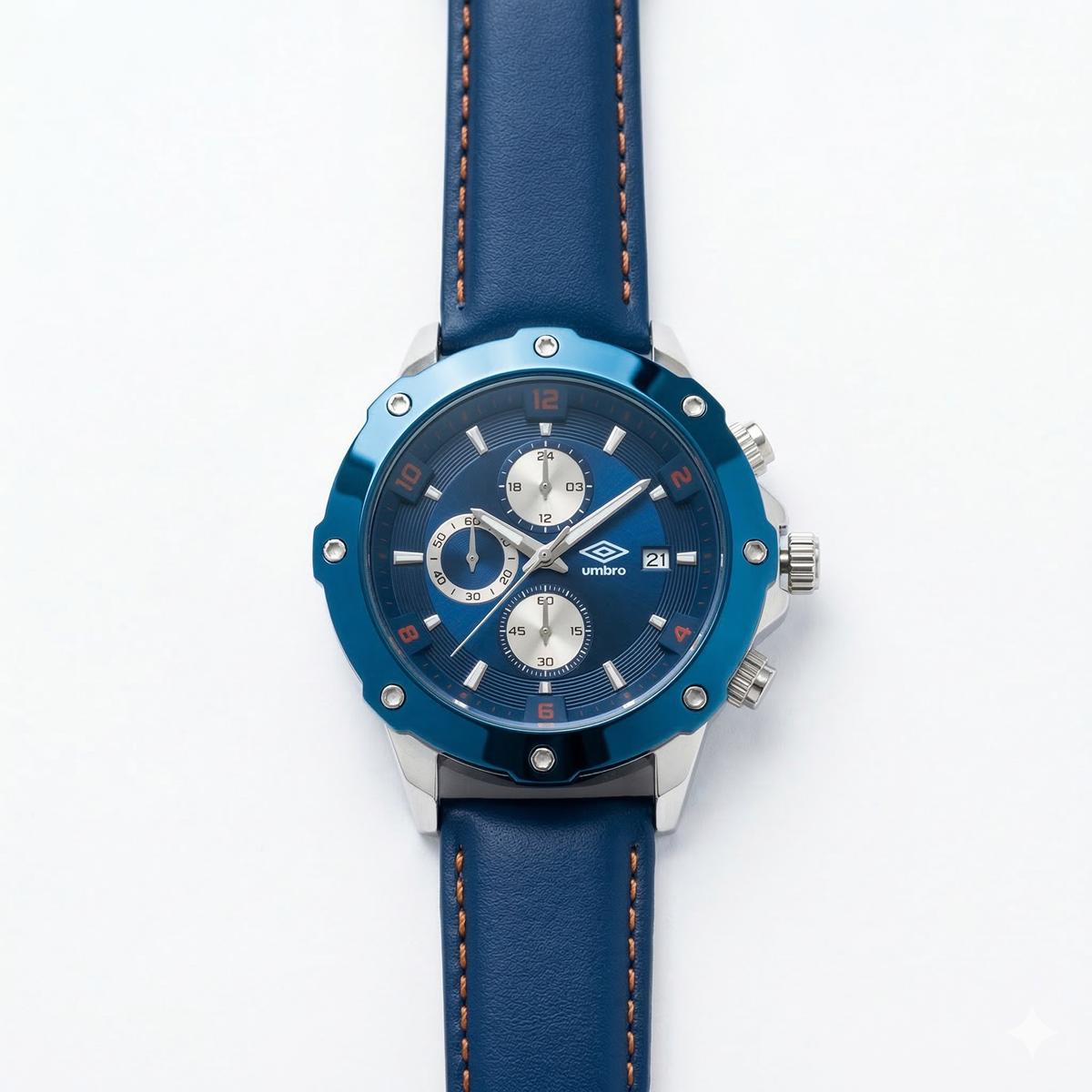 Reloj Análogo Hombre Umbro Plus Azul UMBP-1500-61