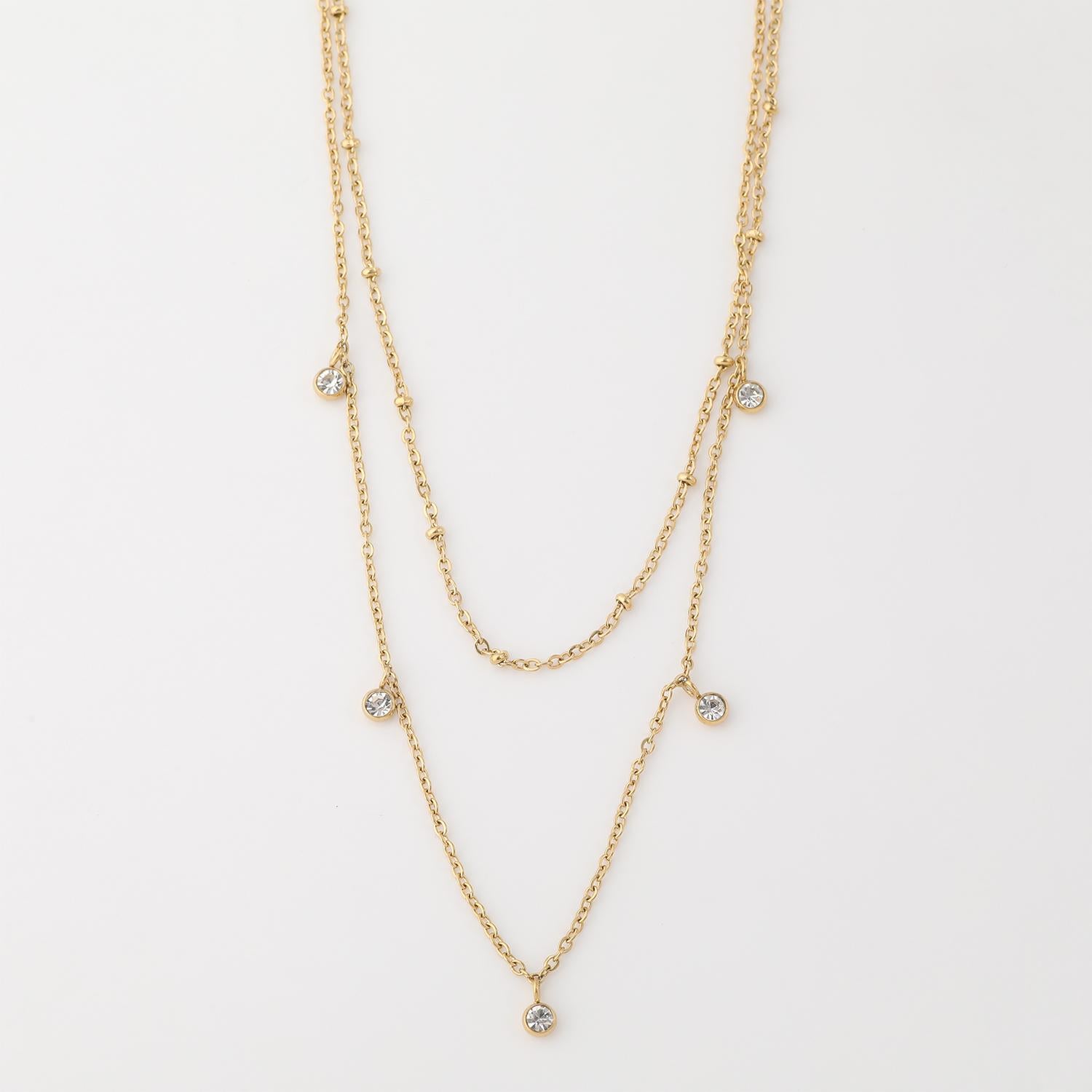 Collar 19V69 Italia Dorado STNE095