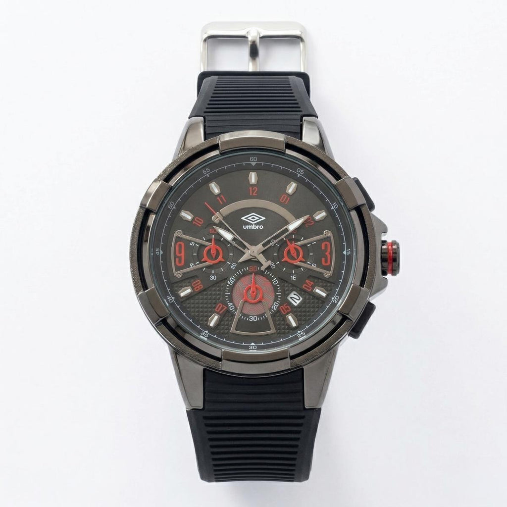 Reloj Análogo Hombre Umbro Plus Negro UMBP-1500-119