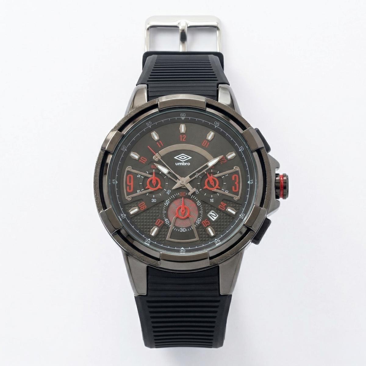 Reloj Análogo Hombre Umbro Plus Negro UMBP-1500-119