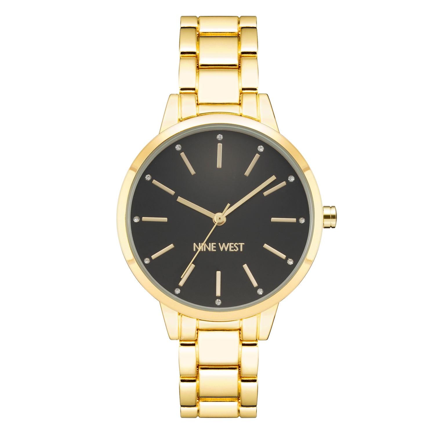 Reloj Dorado Nine West Mujer NW/2098BKGB