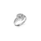 Anillo Guess Plateado JUBR04671JWRH52