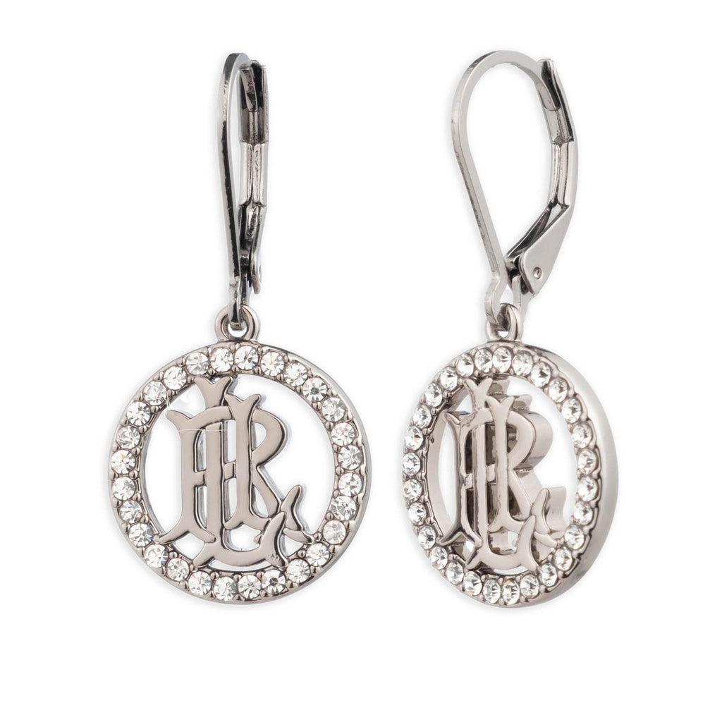 Aros Colgantes Ralph Lauren Gris Plomo Mujer 14G00658