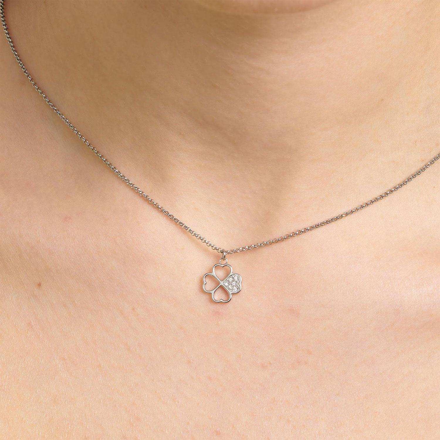 Collar Brosway BHKN091 Plateado Mujer