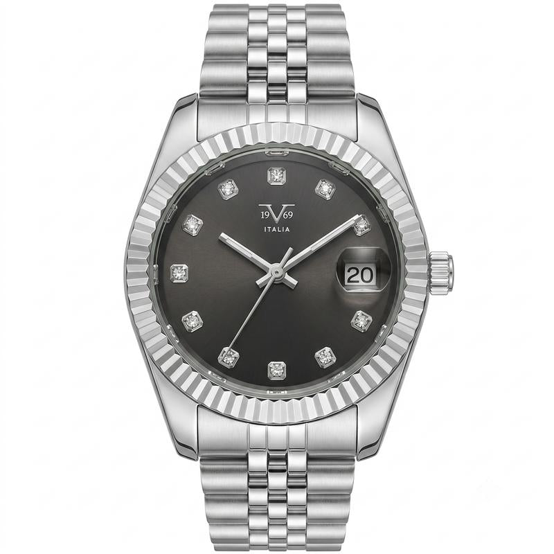 Reloj Análogo Femenino V1969 Plateado V1969-1000-194