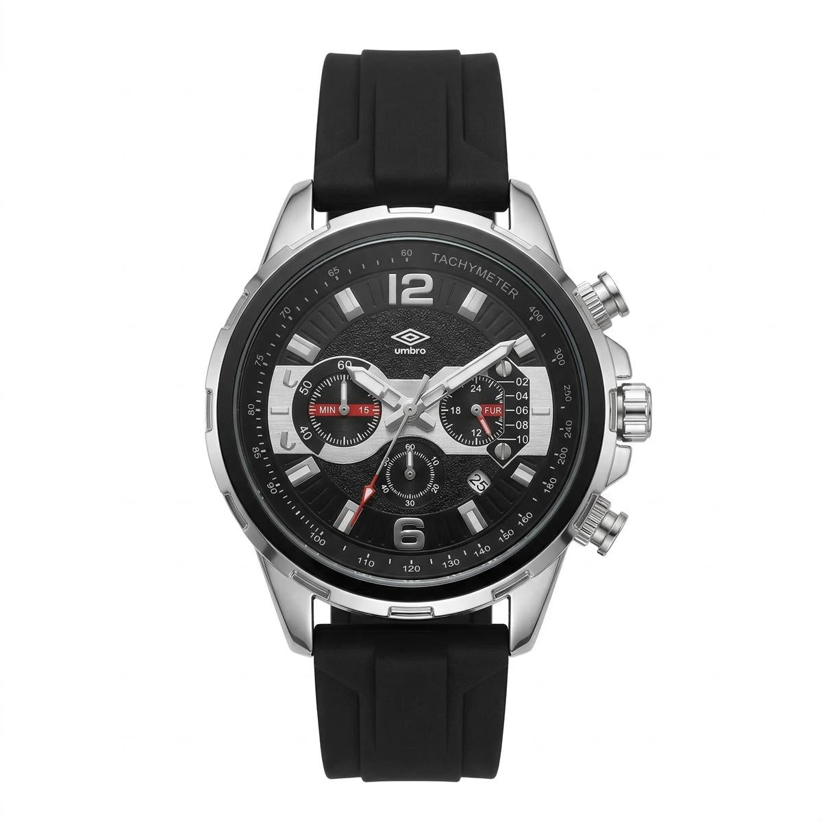 Reloj Análogo Hombre Umbro Plus Negro UMBP-1500-195