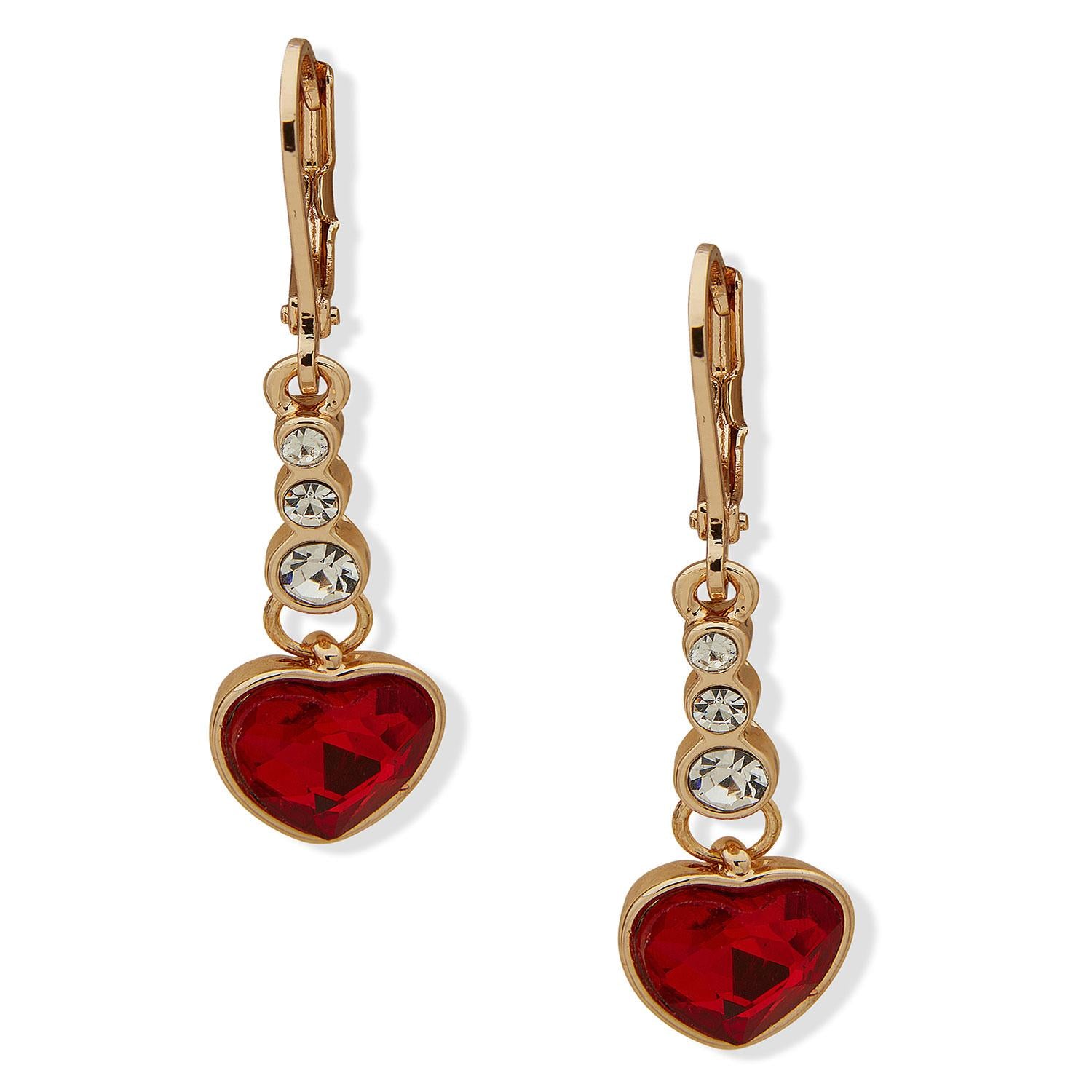 Aros Colgantes Anne Klein Rojo Mujer 01G00775