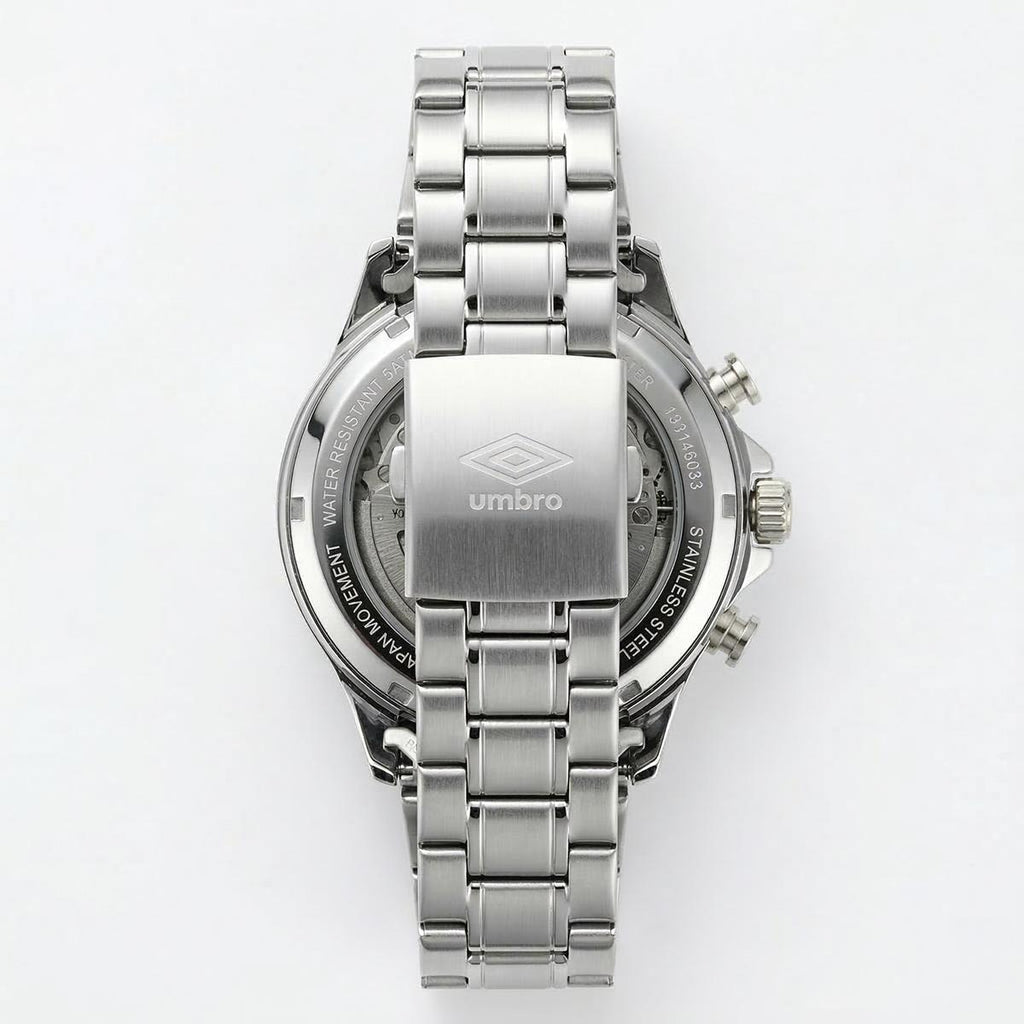 Reloj Análogo Hombre Umbro Plus Plateado UMBP-1500-130