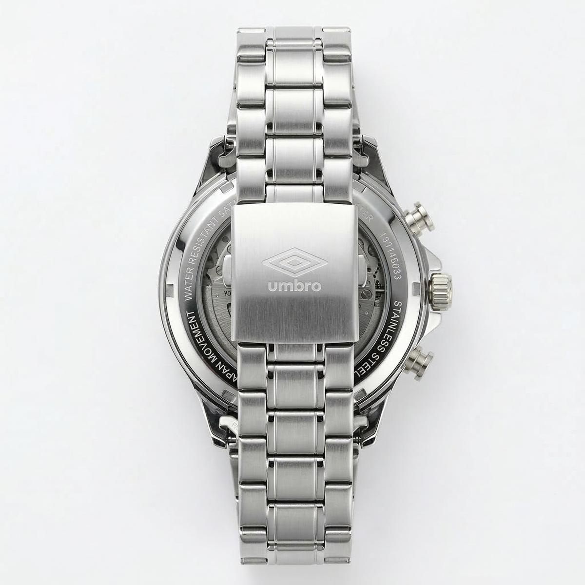 Reloj Análogo Hombre Umbro Plus Plateado UMBP-1500-130
