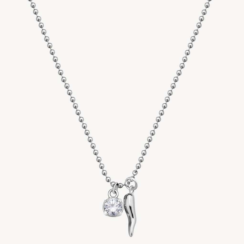 Collar Brosway BEIN008 Plateado Mujer