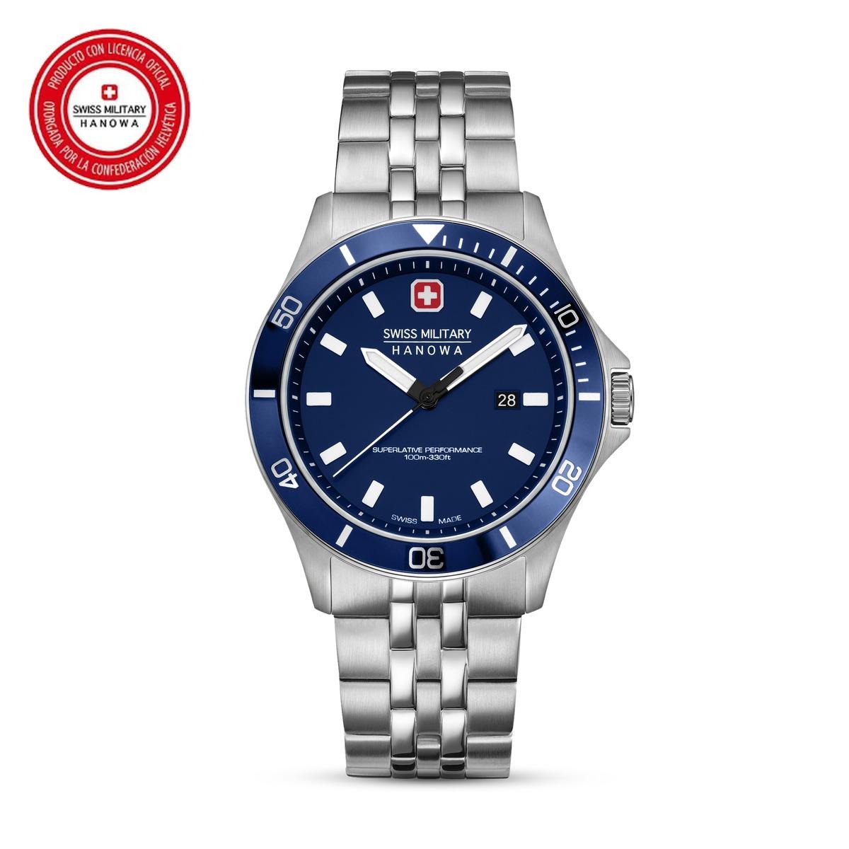 Reloj Hombre Swiss Military Plateado SMWGH0008502